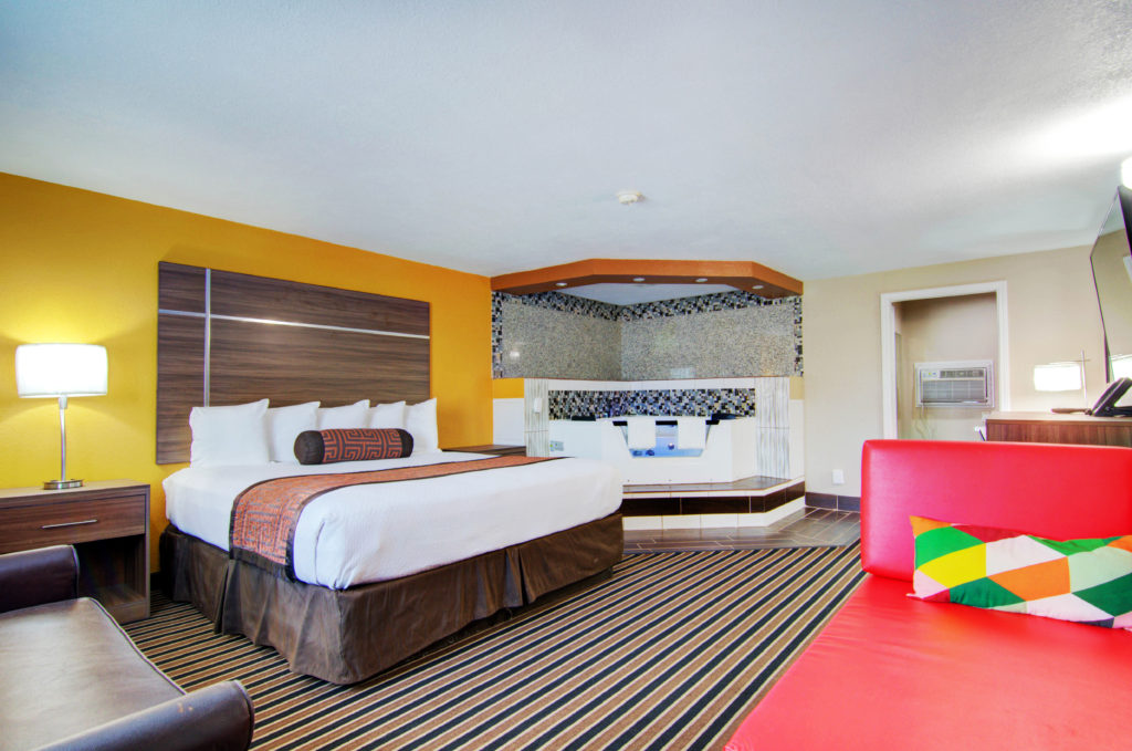 Renovated King Suite with Euro-top mattress at Westbridge Inn & Suites, Clinton, MO